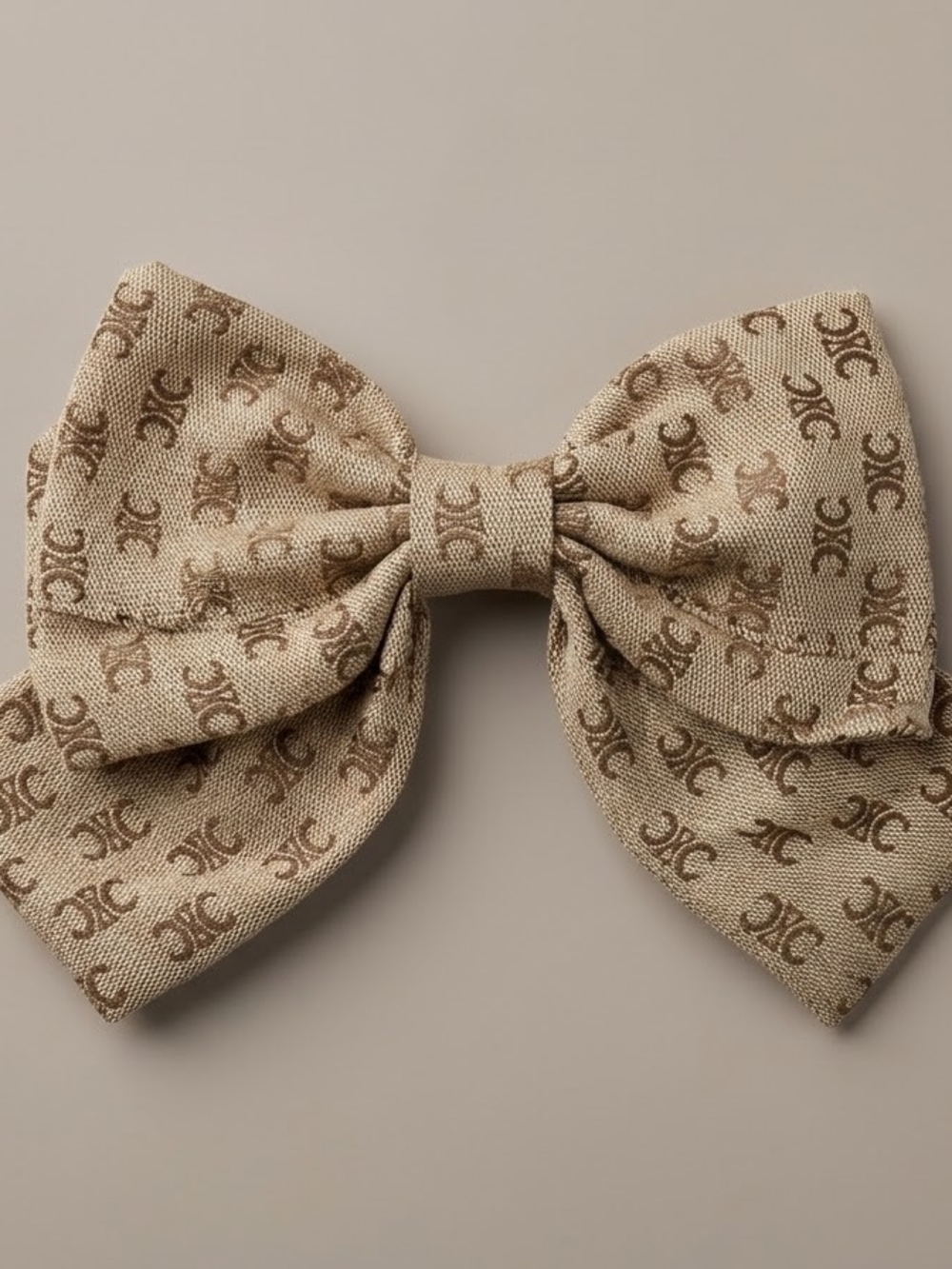 Brand NEW Beige Bow Hair Clip